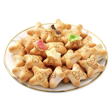 Bánh Gấu Mini Nhân Kem Choco Bear Mix Vị - Combo 10 Giá chỉ 19.899đ Giảm tới 20%