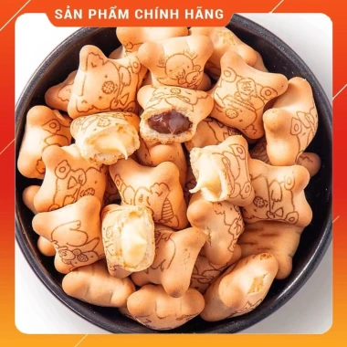 Bánh Gấu Nhân Kem Choco Bear - Nhiều Vị Thơm Ngon, Giòn Rụm, Giá 59.500 VND 4
