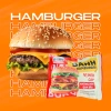Bánh Hamburger BAOBEIDIDAI Vị Gà Orleans, Bò Tiêu Đen, Heo Cay - Không Chiên Dầu, Giá Sỉ Có Quà 102k - Kim Thịnh Food 3