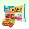 Bánh Hamburger BAOBEIDIDAI Vị Gà Orleans, Bò Tiêu Đen, Heo Cay - Không Chiên Dầu, Giá Sỉ Có Quà 102k - Kim Thịnh Food 5