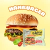 Bánh Hamburger BAOBEIDIDAI Vị Gà Orleans, Bò Tiêu Đen, Heo Cay - Không Chiên Dầu, Giá Sỉ Có Quà 102k - Kim Thịnh Food 7