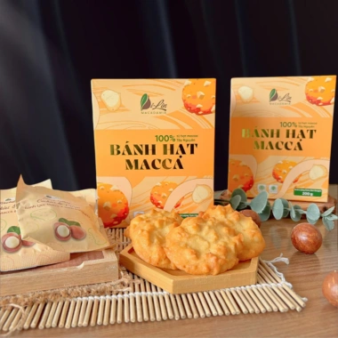 Bánh hạt macca DiLin 80% macca Tây Nguyên - Cookies năng lượng 200g 166k 7