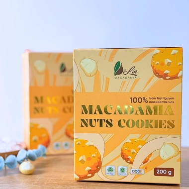 Bánh hạt macca DiLin 80% macca Tây Nguyên - Cookies năng lượng 200g 166k 8