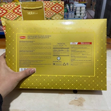 Bánh Hura Deli Bông Lan Mềm Mịn Nhân Kem, Truyền Thống Cao Cấp Mấu Tết Siêu Đẹp kèm Túi Xách - 99k