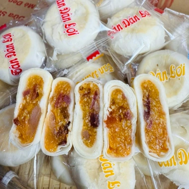 Bánh IN BÁNH PÍA Tân Dân Lợi - Khóm Dứa, Lá Dứa, Đậu Xanh - Đặc sản Bến Tre 55.000 VND