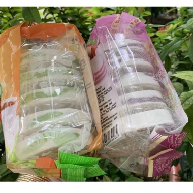 Bánh in bịt 5 cái 4 vị: khoai môn, đậu xanh, lá dứa, sầu riêng - Giá chỉ 39.000đ