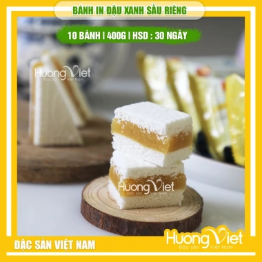 Bánh in Tân Huê Viên 4 vị sầu riêng, lá dứa - Đặc sản Sóc Trăng, 30 ngày, chỉ 78.000₫