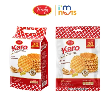 Bánh Karo Richy Bơ Trứng Giòn 150g-270g chỉ 30.000đ, giảm giá siêu sốc