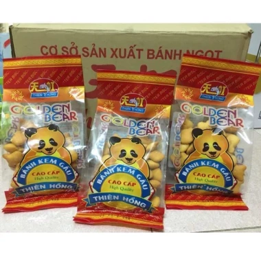Bánh Kem Gấu Thiên Hồng 180g - Đồ ăn vặt ngon, giá ưu đãi 27.000đ