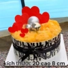 Bánh kem giả trưng bày 20x8cm - Đẹp sinh nhật - Chụp hình - Giá 75.000đ 3