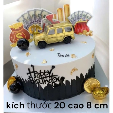 Bánh kem giả trưng bày 20x8cm - Đẹp sinh nhật - Chụp hình - Giá 75.000đ