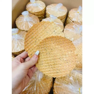 Bánh Kẹp Mè Cốt Dừa Nướng Cẩm Huê 500g - Đặc Sản Giá 30.000 VND, Giảm giá 4