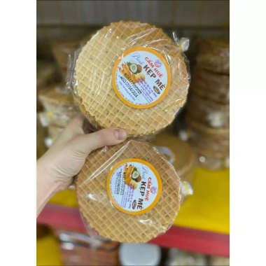 Bánh Kẹp Mè Cốt Dừa Nướng Cẩm Huê 500g - Đặc Sản Giá 30.000 VND, Giảm giá 7