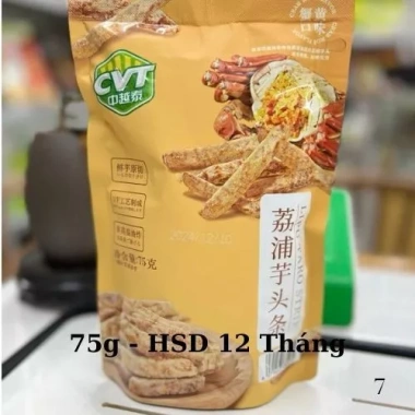 Bánh Khoai Môn Trứng Cua Muối Không Cay 75g - Giòn Tan, Thơm Ngon, Đúng Vị, Mặn Ngọt, Giá 39.000₫ 2 Bánh Khoai Môn Trứng Cua Muối Không Cay 75g - Giòn Tan, Thơm Ngon, Đúng Vị, Mặn Ngọt, Giá 39.000₫ 2