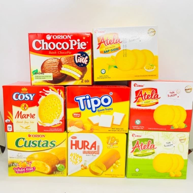 Bánh lễ Tipo 48g Hura Chocopie - Hộp 2-3 chiếc, custas cosy, Atela, giá 12.010 VND