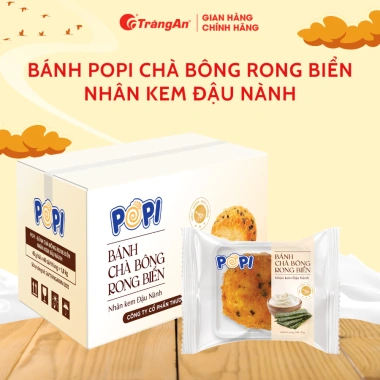 Bánh mì chà bông nhân kem đậu nành mềm thơm, dinh dưỡng, tiện lợi 45g - Bánh kẹo Tràng An - 50.000₫