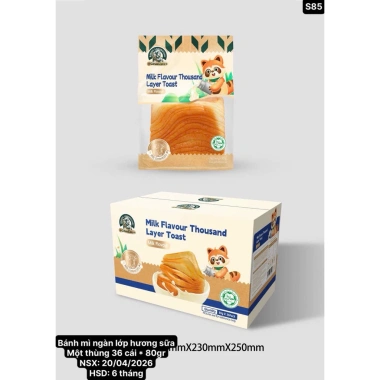 Bánh mì Ngàn Lớp Vân Tượng Mềm 75g – 1 Thùng 10 Cái, Mới 6 Tháng, 129.999₫ Bánh mì Ngàn Lớp Vân Tượng Mềm 75g – 1 Thùng 10 Cái, Mới 6 Tháng, 129.999₫