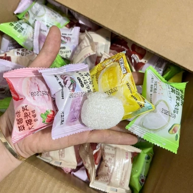 Bánh Mochi Kem Lạnh Date Mới Mix 1Kg Túi Zip - Vị Đậm Đầy Đủ, Giá 60k Giảm