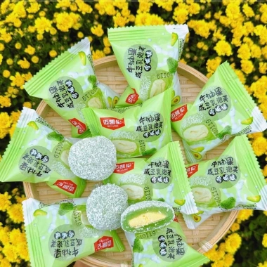 Bánh Mochi Kem Sữa Sầu Riêng, Socola, Khoai Môn, Bơ Xanh - Phủ Dừa, Giá 58.000₫ 2