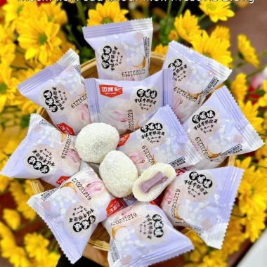 Bánh Mochi Kem Sữa Sầu Riêng, Socola, Khoai Môn, Bơ Xanh - Phủ Dừa, Giá 58.000₫ 3