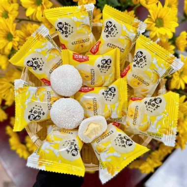 Bánh Mochi Mix Vị Nhân Kem Lạnh 1kg - Giảm giá 22% chỉ 60.000đ, ngon thơm, tiện lợi