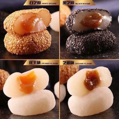 Bánh Mochi Tròn Hai Cô Gái 4 Vị Nguyên Thùng 2,2kg - Giảm Giá 159k 4