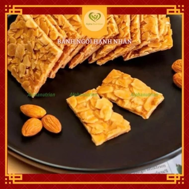 Bánh ngói hạnh nhân 250g Alpha Nutrition - Ăn vặt healthy, giá ưu đãi 161k