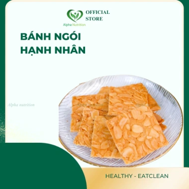 Bánh ngói hạnh nhân Alpha Nutrition - ăn kiêng giảm cân tự nhiên, healthy, eatclean, giá ưu đãi 202.500đ 4