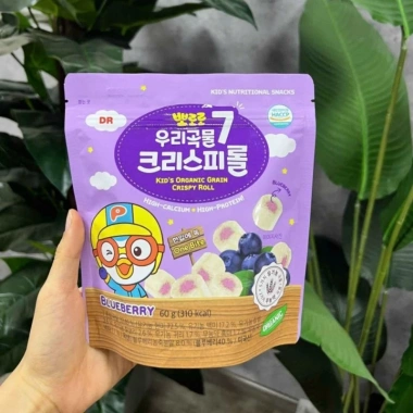 Bánh ngũ cốc Pororro 7 loại, vị việt quất, dâu, phô mai - giòn, dễ tan, 54.000₫