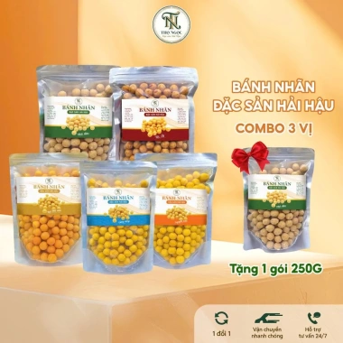 Bánh Nhãn Mix Vị 250g Hải Hậu - Giòn Tan, Thơm Ngon, Giá Ưu Đãi 40.000 VNĐ