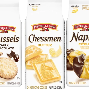 Bánh nhập khẩu Pepperidge Farm từ Mỹ, đa dạng loại, giảm giá 18% chỉ 149.111₫ Bánh nhập khẩu Pepperidge Farm từ Mỹ, đa dạng loại, giảm giá 18% chỉ 149.111₫