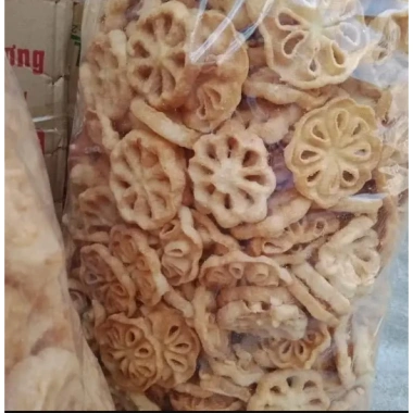 Bánh Nhúng Hoa Giòn Tan 500gr Loại 1 Hàng Chuẩn - Thơm Ngon, Giá chỉ 52.000₫ 4