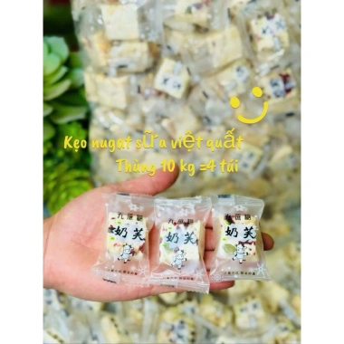 Bánh Nougat Hạnh Phúc Vị Xoài Việt Quất mix hạt dinh dưỡng 500g Giá ưu đãi 75.000đ