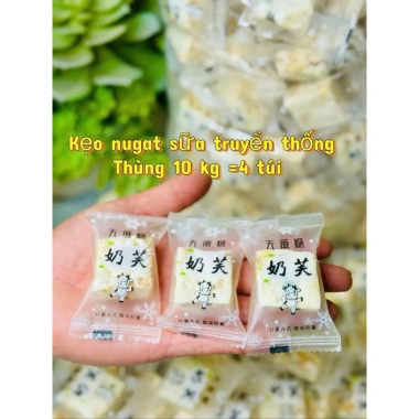 Bánh Nougat Hạnh Phúc Vị Xoài Việt Quất mix hạt dinh dưỡng 500g Giá ưu đãi 75.000đ