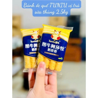 Bánh ốc quế TUNIU 4 vị Mix Vị 500g - Siêu hot, giá ưu đãi 80.000 VND (giá gốc 100.800 VND) 5