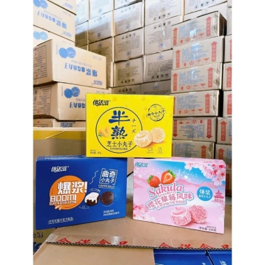 Bánh Oreo Nhân Chảy 3 Lớp Socola Dâu Tây Pho Mai 308g - Giá 125.000đ 6