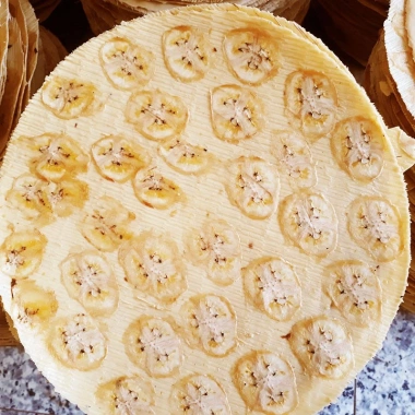 Bánh phồng chuối Sơn Đốc 20 miếng chưa nướng - Giá ưu đãi 80.000₫