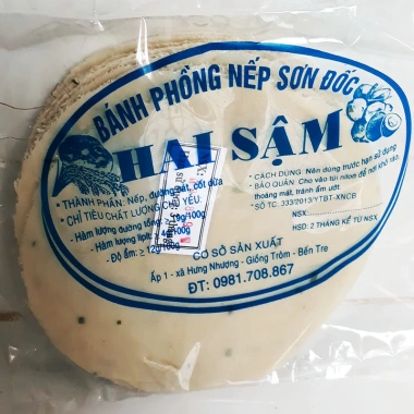 Bánh phồng nếp mặn 20 miếng chưa nướng - Đặc sản Bến Tre, giảm tới 45k