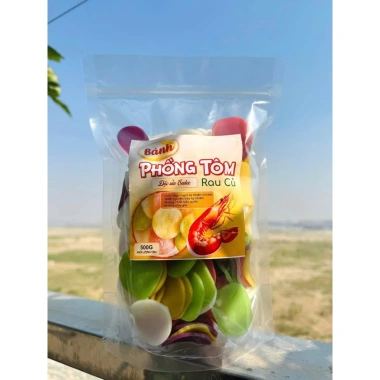 Bánh phồng tôm rau củ ngũ sắc mix vị – Giảm còn 13k, giòn ngon, ăn nhẹ 7