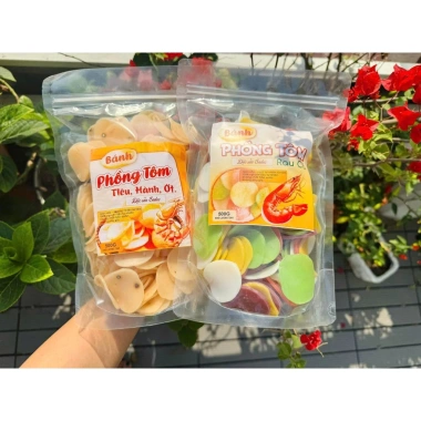 Bánh phồng tôm rau củ ngũ sắc mix vị – Giảm còn 13k, giòn ngon, ăn nhẹ 9