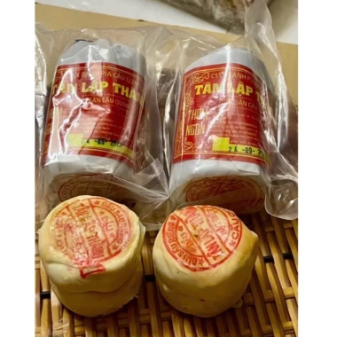 Bánh Pía 250g 4 chiếc - Vị sầu riêng, đậu xanh, mỡ hành - Gói giấy xưa - 39.000đ