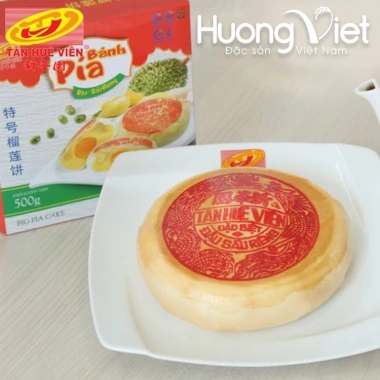 Bánh pía 4 trứng đậu xanh sầu riêng Tân Huê Viên 500g Loại to, Giá chỉ 134.000₫