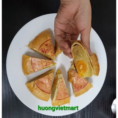 Bánh pía 4 trứng đậu xanh sầu riêng Tân Huê Viên 500g Loại to, Giá chỉ 134.000₫