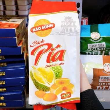 Bánh Pía Bảo Minh Chay Trứng Kim Sa 150g-300g - Chính Hãng, Giá ưu đãi 38.000 9 Bánh Pía Bảo Minh Chay Trứng Kim Sa 150g-300g - Chính Hãng, Giá ưu đãi 38.000 9