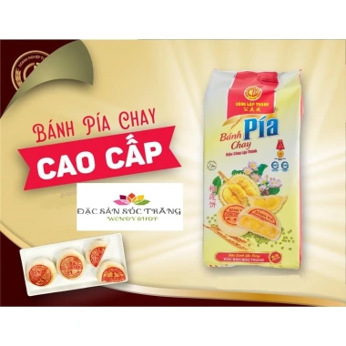 Bánh Pía Chay Cao Cấp 500g - Đặc Sản Sóc Trăng, Giá Ưu Đãi 25.000₫ (Giá Gốc 31.250₫) 2