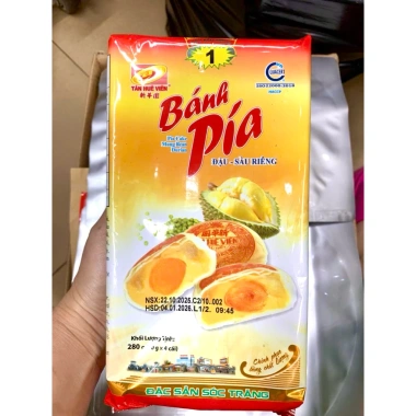 Bánh Pía Chay Đậu Sầu Riêng Tân Huê Viên - Giảm tới 89.000đ, vị ngon, không đồ mặn