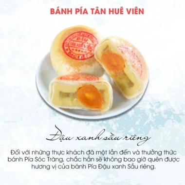 Bánh pía đậu sầu riêng Tân Huê Viên 5 sao 600g (4 gói 150g) Giá ưu đãi 115.000₫ 4