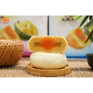 Bánh pía đậu sầu riêng trứng 5 sao 600g Tân Huê Viên - Giá ưu đãi 108.000đ 5 Bánh pía đậu sầu riêng trứng 5 sao 600g Tân Huê Viên - Giá ưu đãi 108.000đ 5