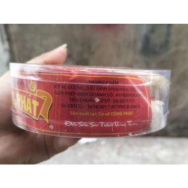 Bánh Pía Đậu Xanh Sầu Riêng Mini 10 Cái Công Phát - Chỉ 40.000 (Hạn 15 ngày)