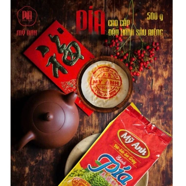 Bánh Pía Đỏ Vàng Cao Cấp 0 Trứng Mỹ Anh 500g - Nhiều Sầu Riêng, Giá 99,000₫